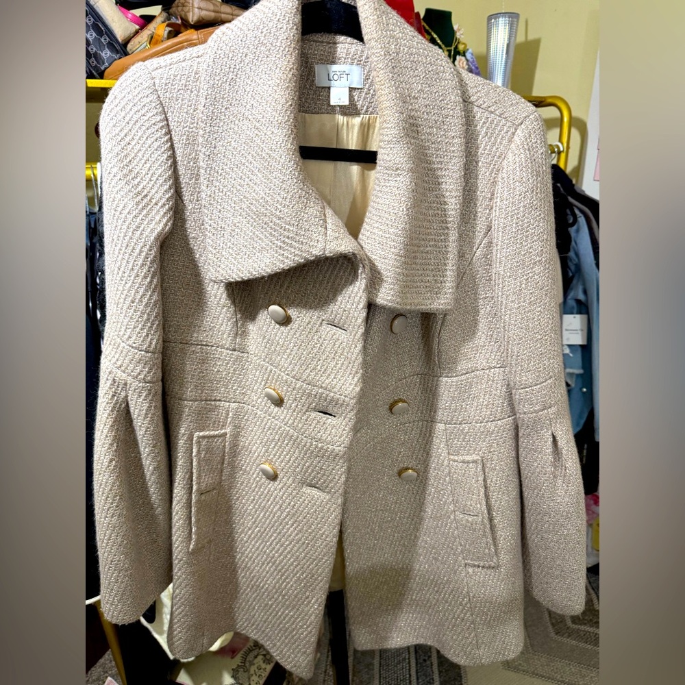 Ann Taylor by LOFT Sparkly Coat - Picture 3 of 9